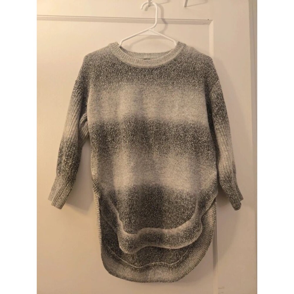 Liverpool Los Angeles Hazy Striped Sweater with Side Buttons